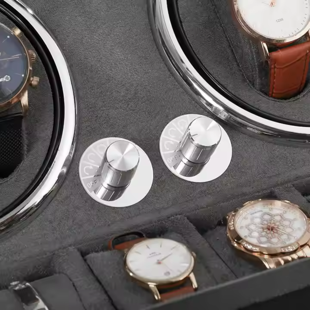 Watch Winder – Prestige Light 4 Rotating slots + 6 slots - Watch winder
