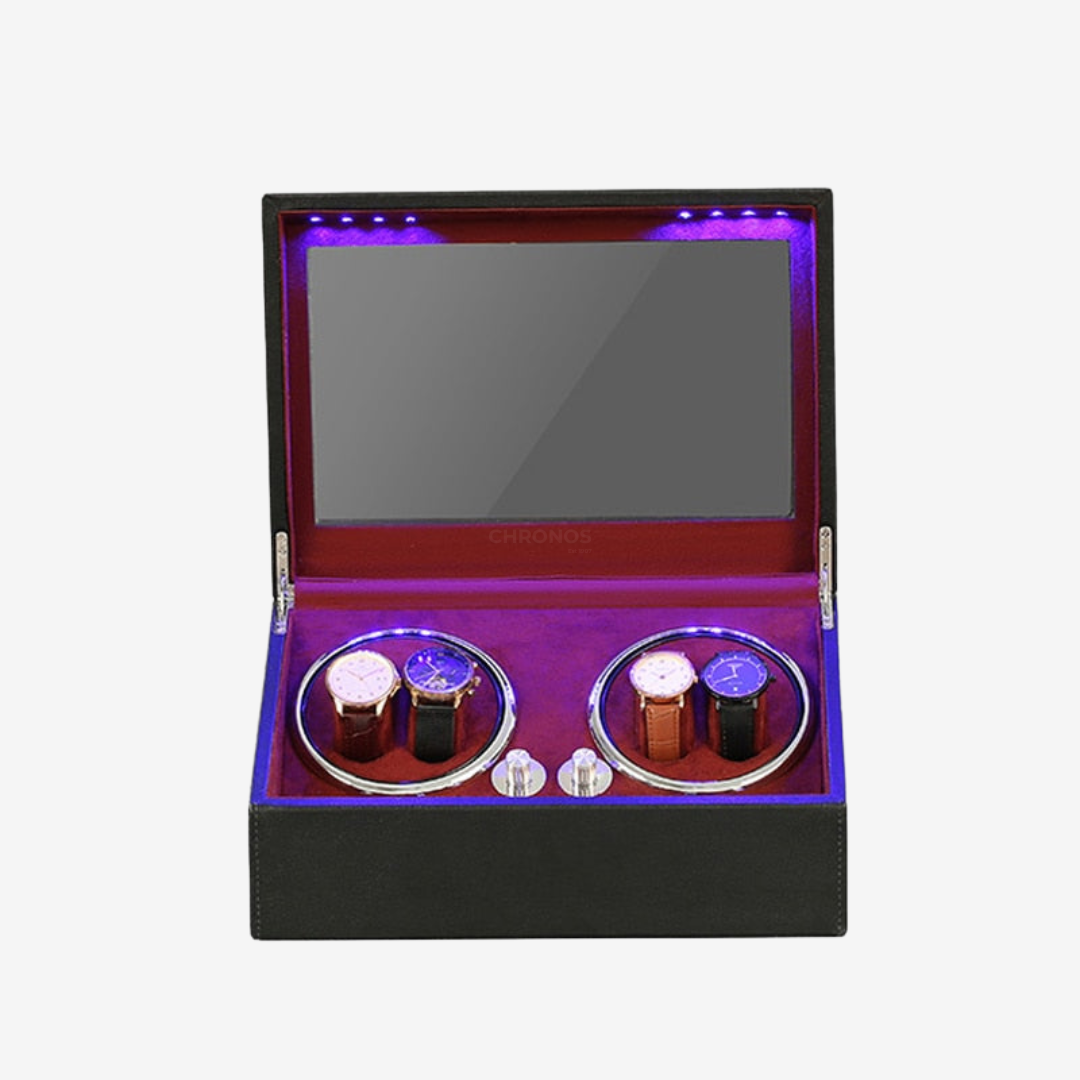 Watch Winder – Prestige Light 4 Rotating slots + 6 slots - Watch winder