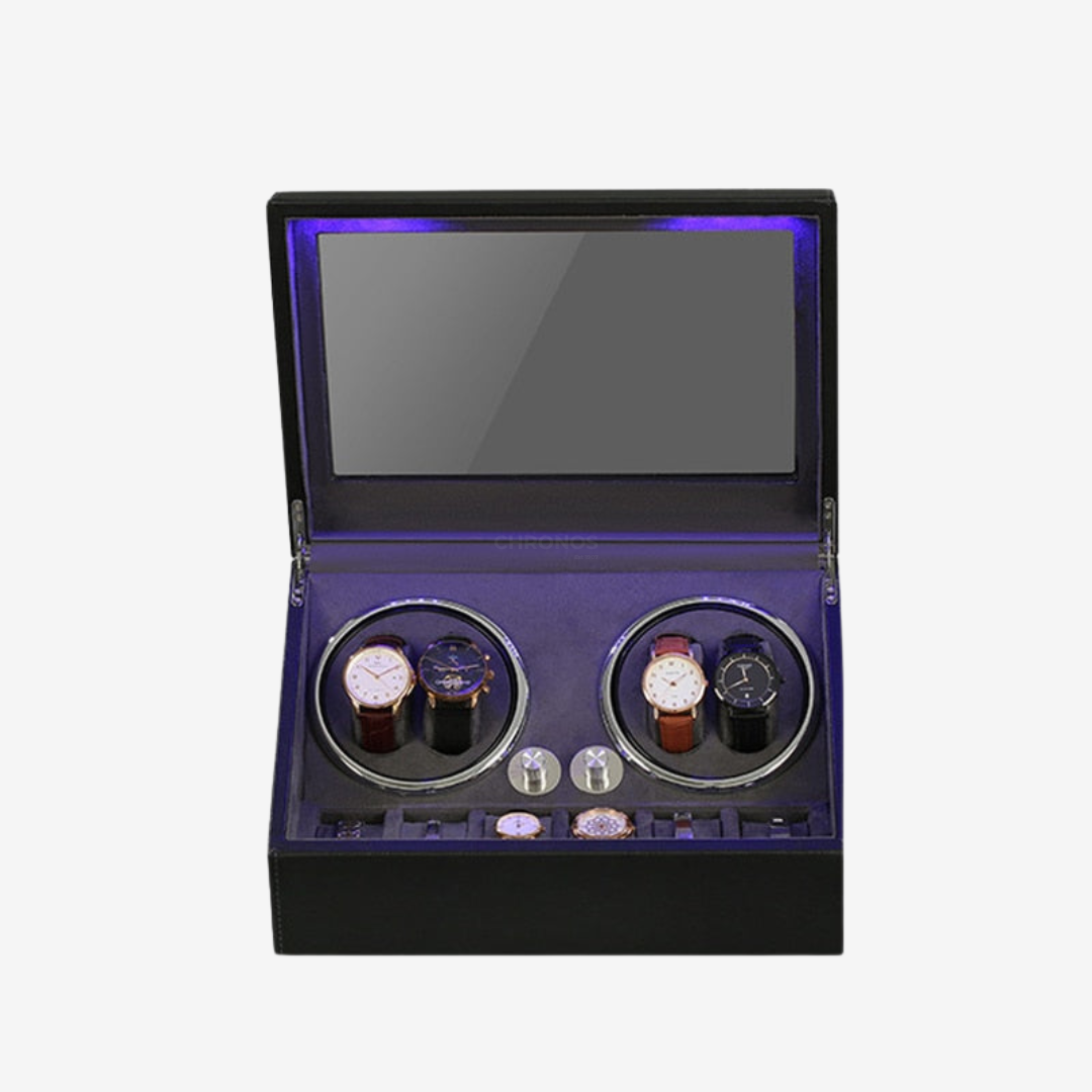 Watch Winder – Prestige Light 4 Rotating slots + 6 slots - Watch winder