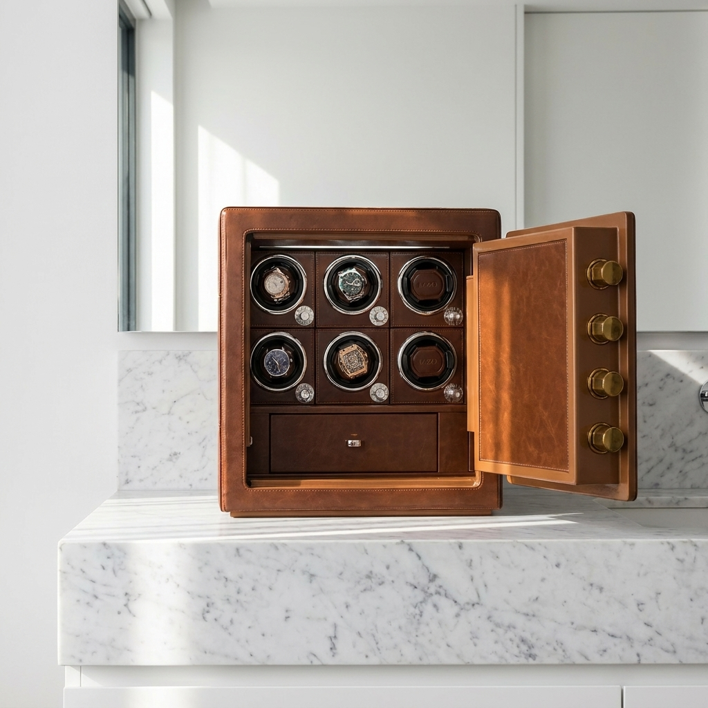 Watch Winder Safe – Atlas Vault 6 - Watch Winder