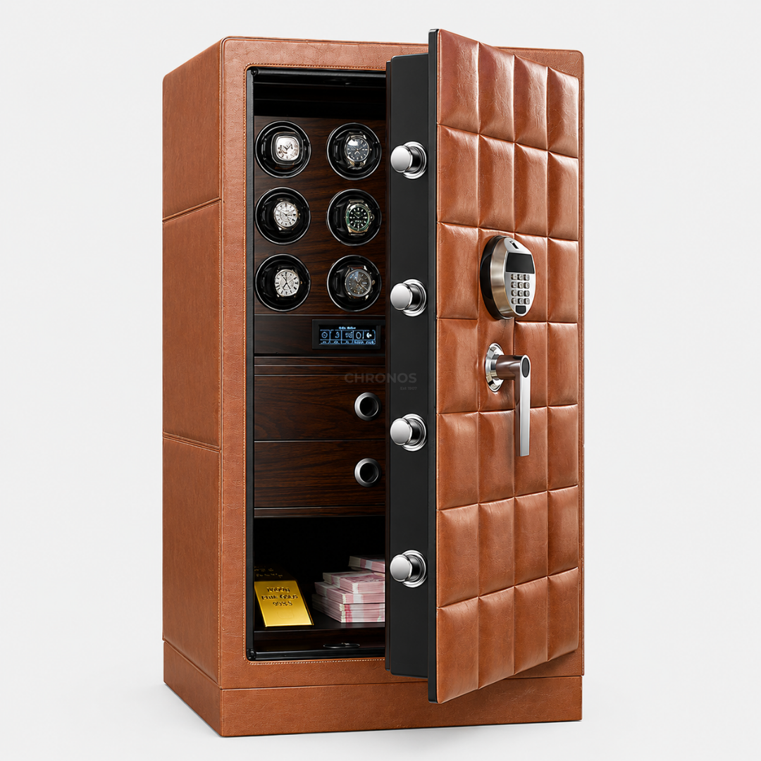 Watch Winder Safe – Chesterfield Vault - 9 Slots / US / CAN - Watch Winder Safe
