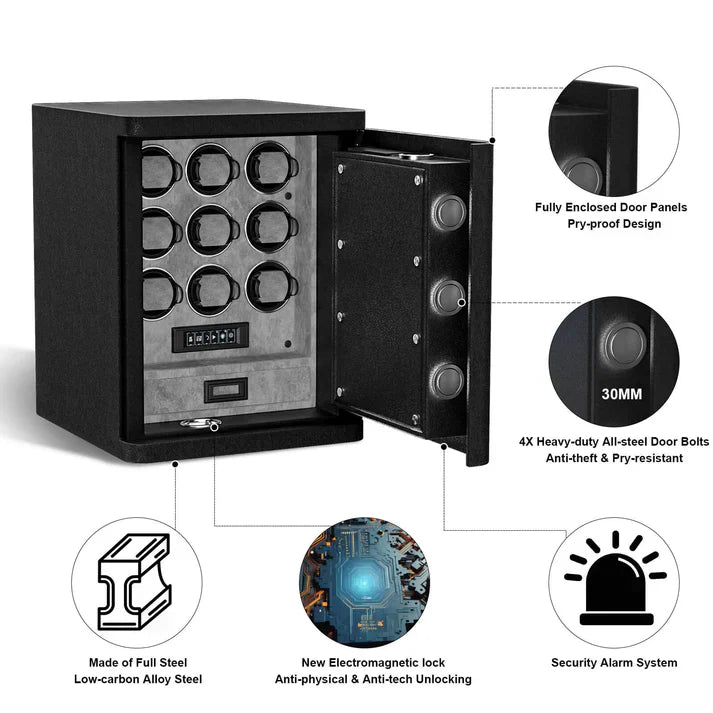 Watch Winder Safe – Grandmaster - Watch Winder