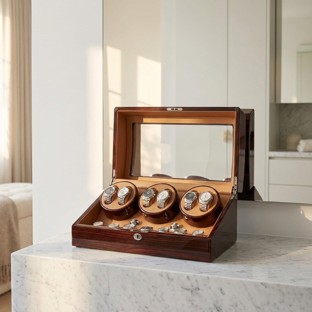 Watch Winder – Sandalwood - Watch Winder