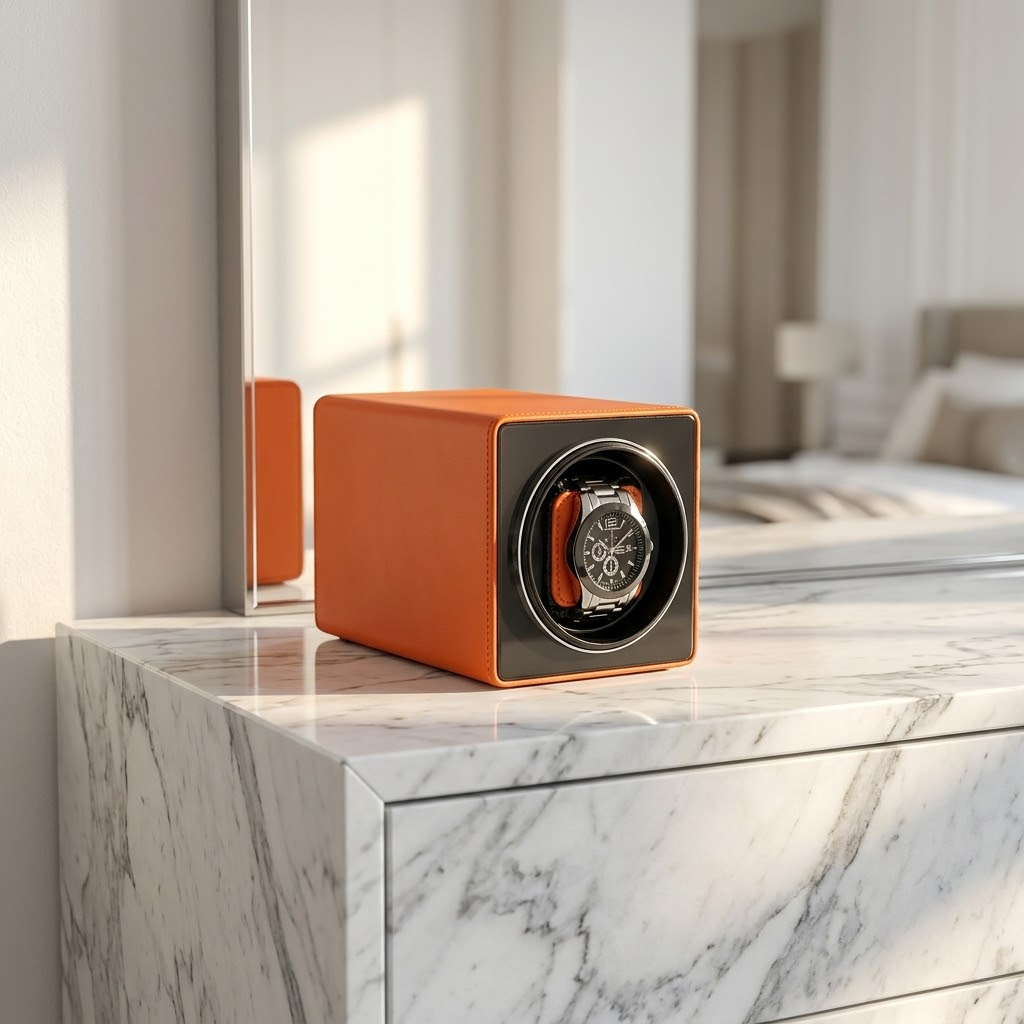 Watch Winder – Tangerine Edition - Watch Winder