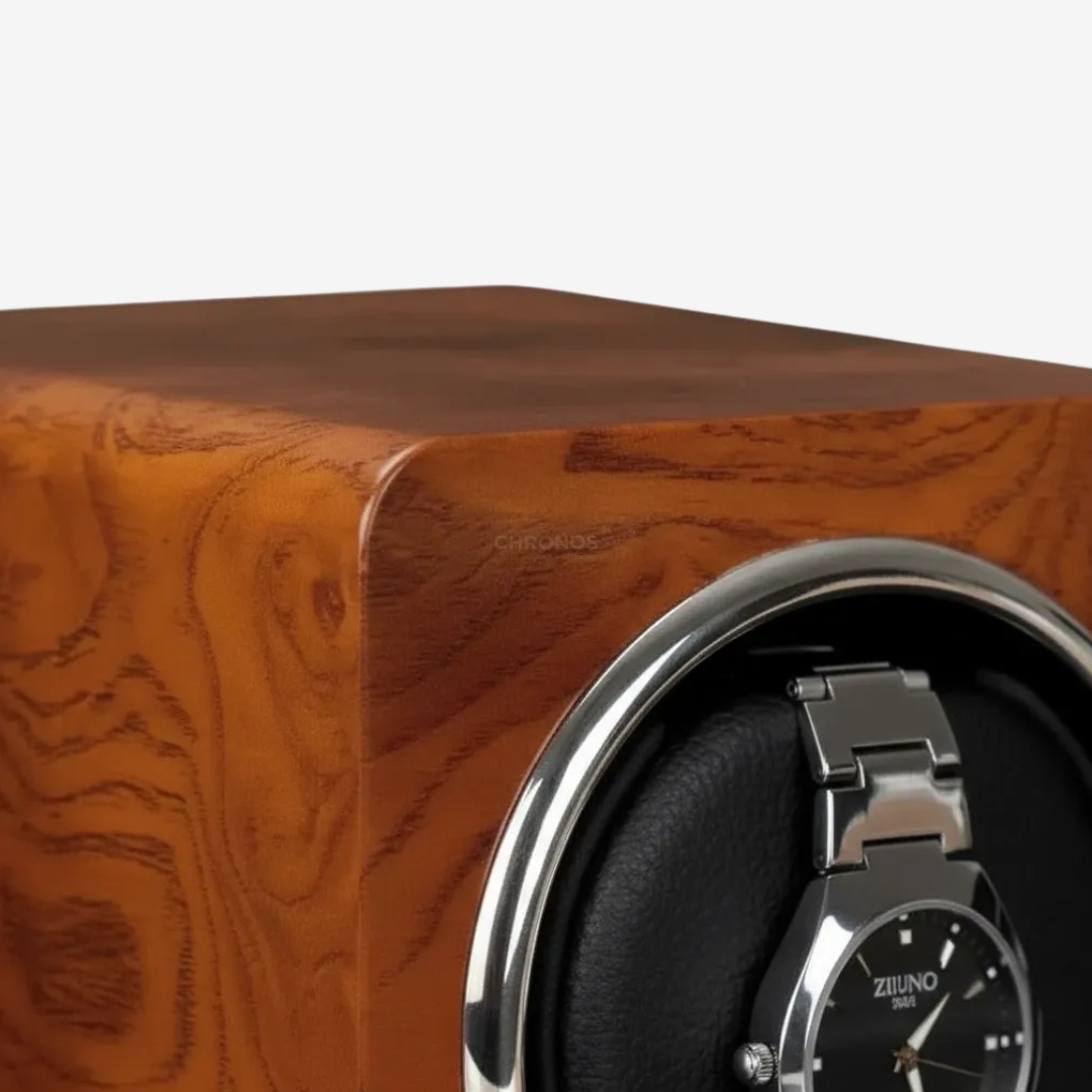 Watch Winder – Teakwood Single Slot - Watch Winder