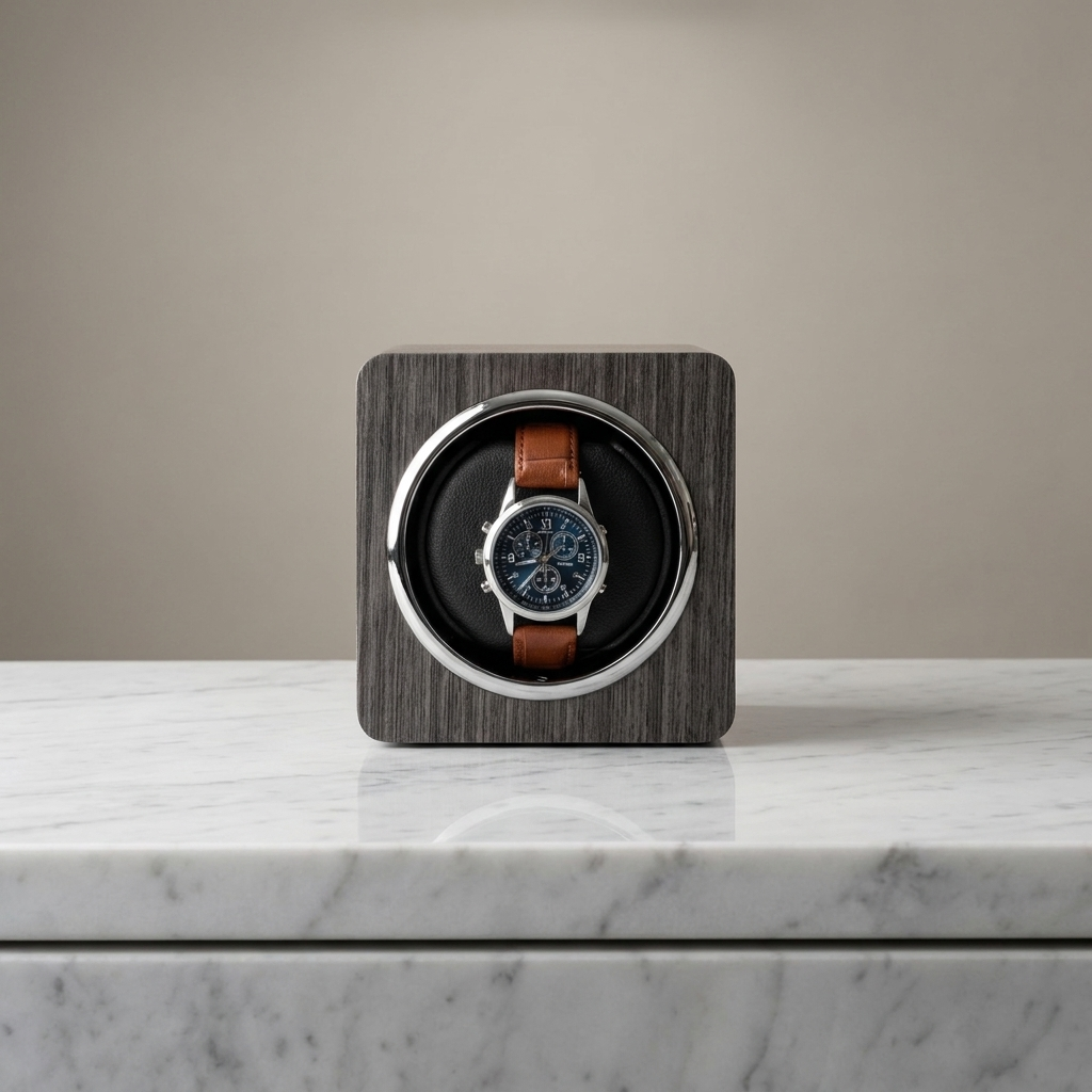 Watch Winder – Titanium Single Slot - Watch Winder