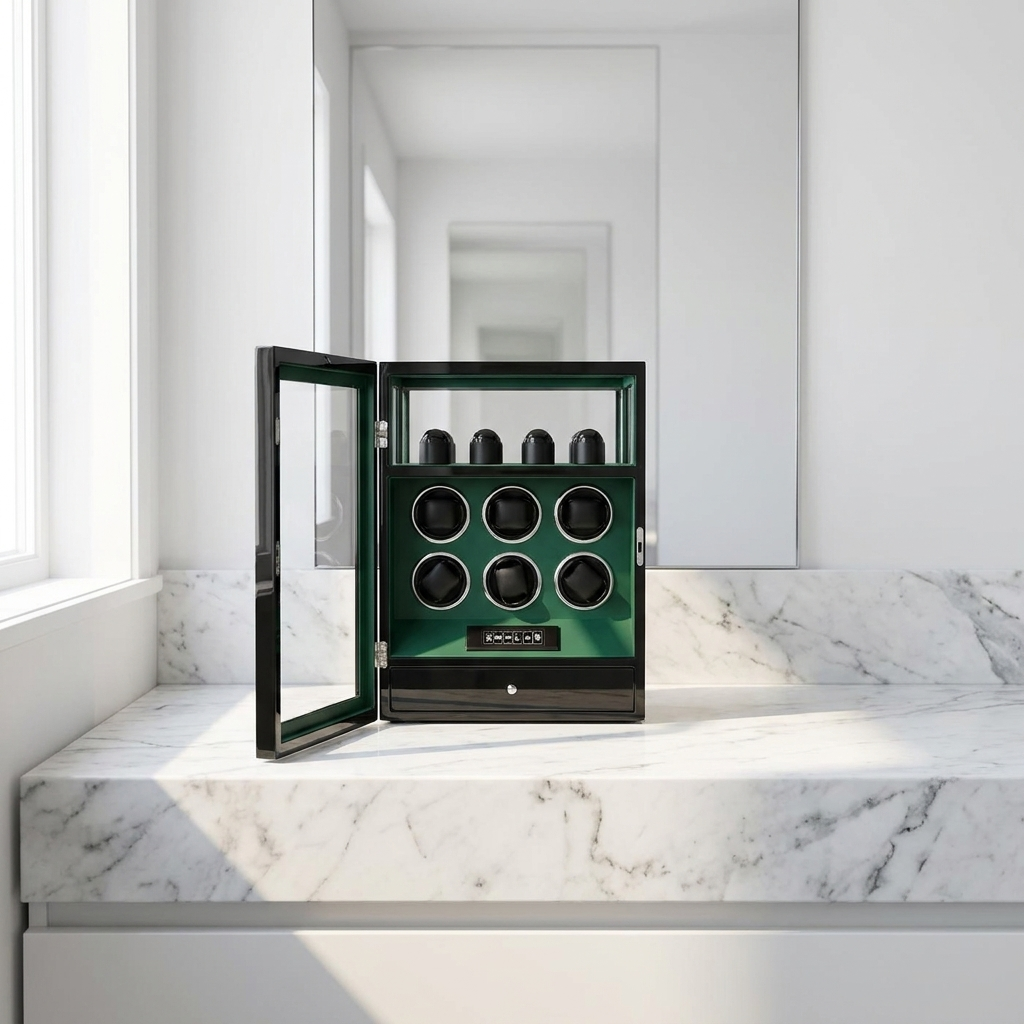 Watch Winder – Verdant Sovereign 6 Slots - Watch Winder