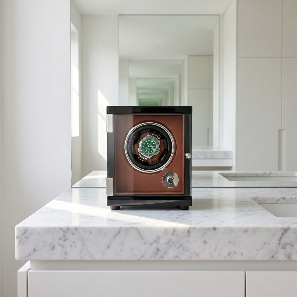 Watch Winder – Wooden Ochre - Watch Winder