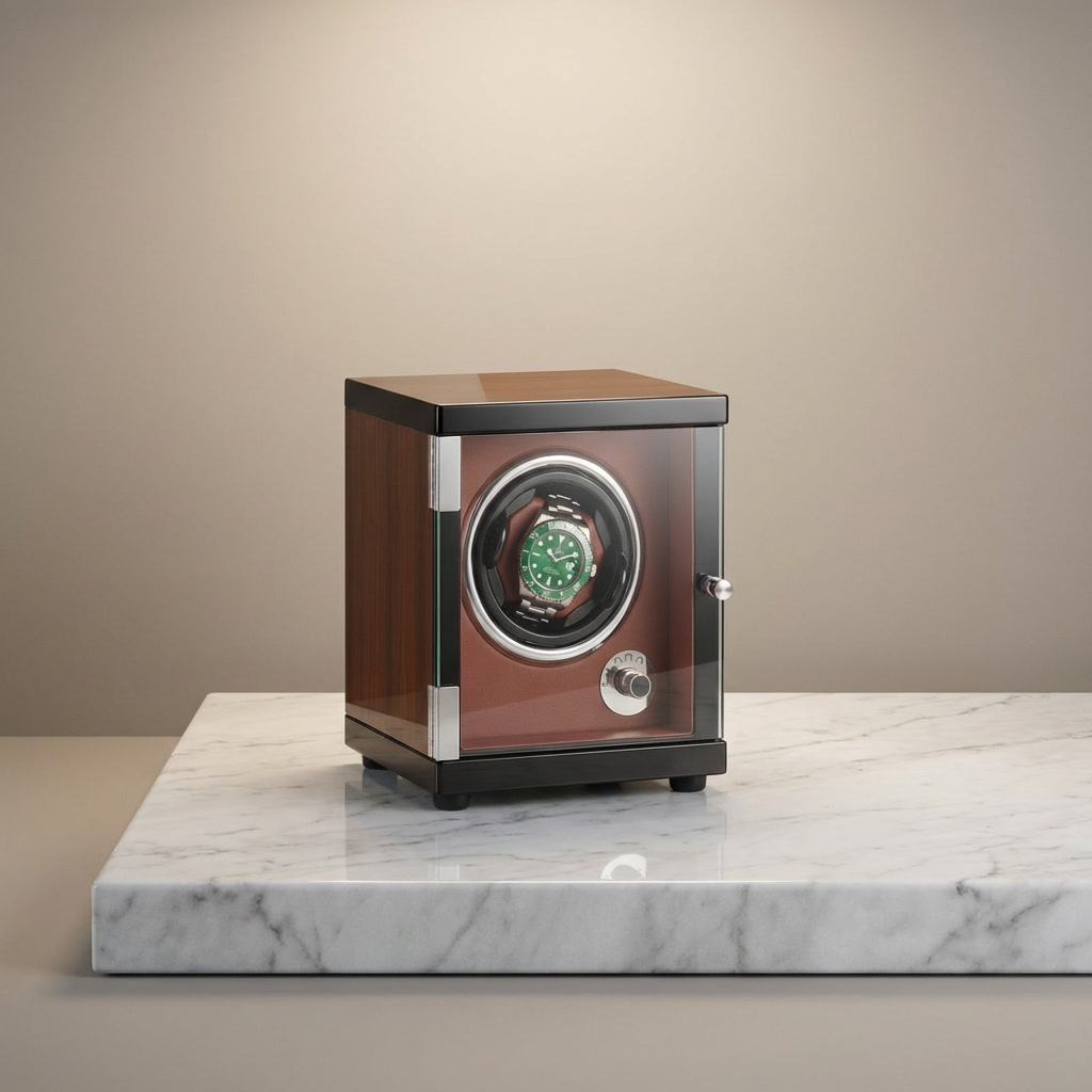 Watch Winder – Wooden Ochre - Watch Winder