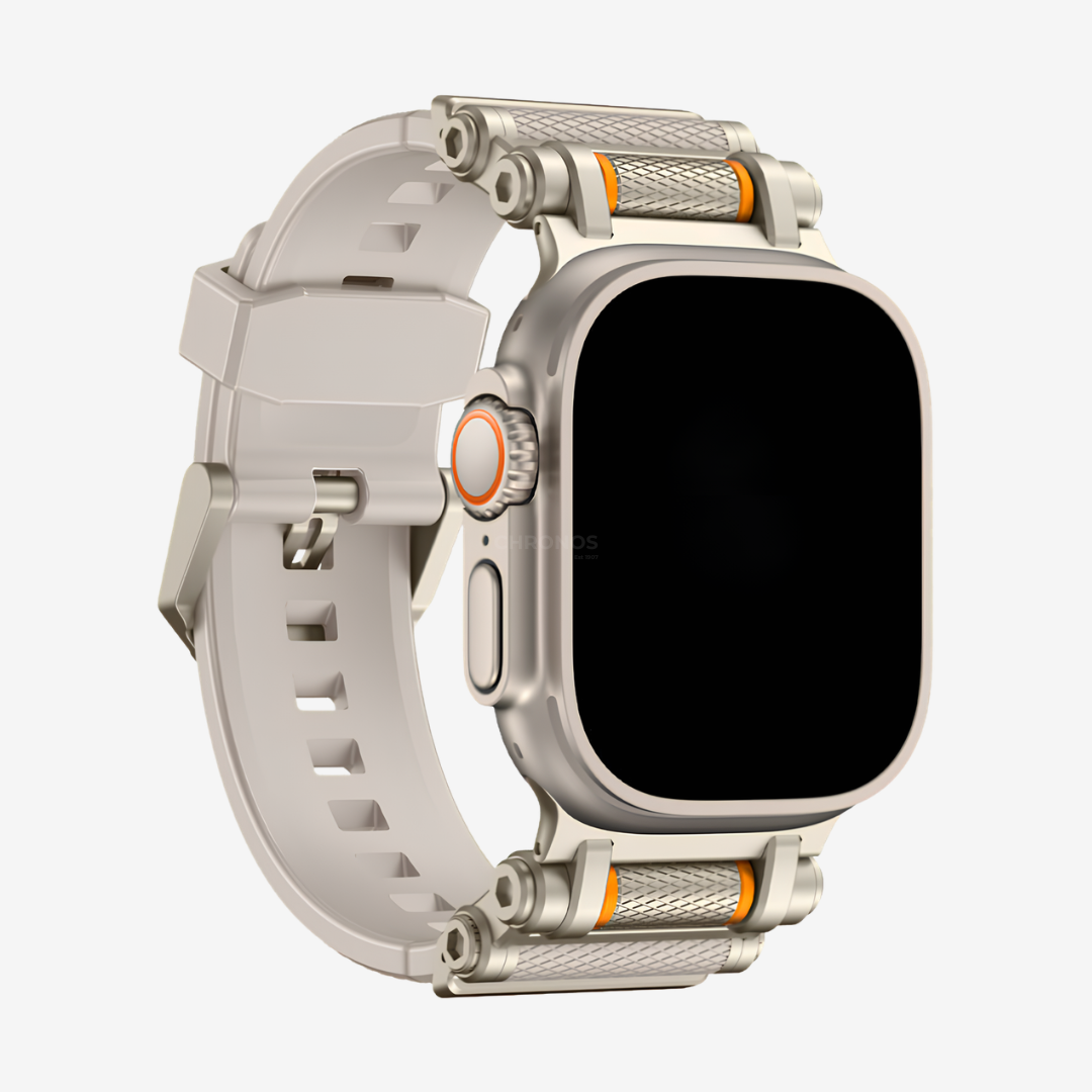 Wheel of Fortune - White-Titanium Adapter / 49mm - Watch Band