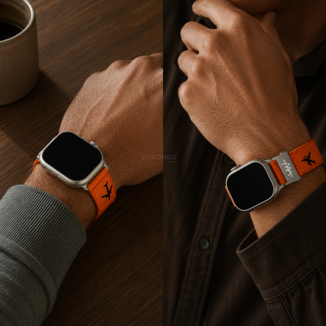 Wild Trail Mag Buckle Nylon Band For Apple Watch - Watch Band
