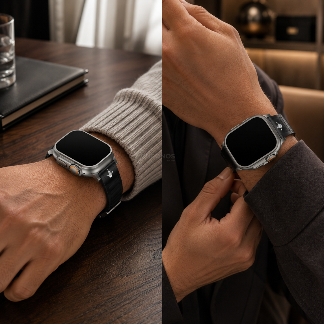 The Shark — Fine Watchmaking Grade FKM Apple Watch Band