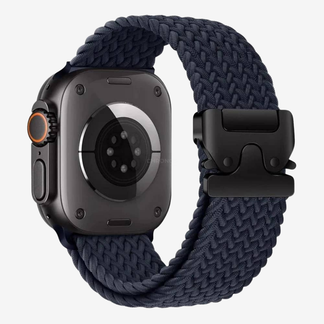 Apple Watch Band - Adjustable Braided Nylon - Dark Blue - Watch Band