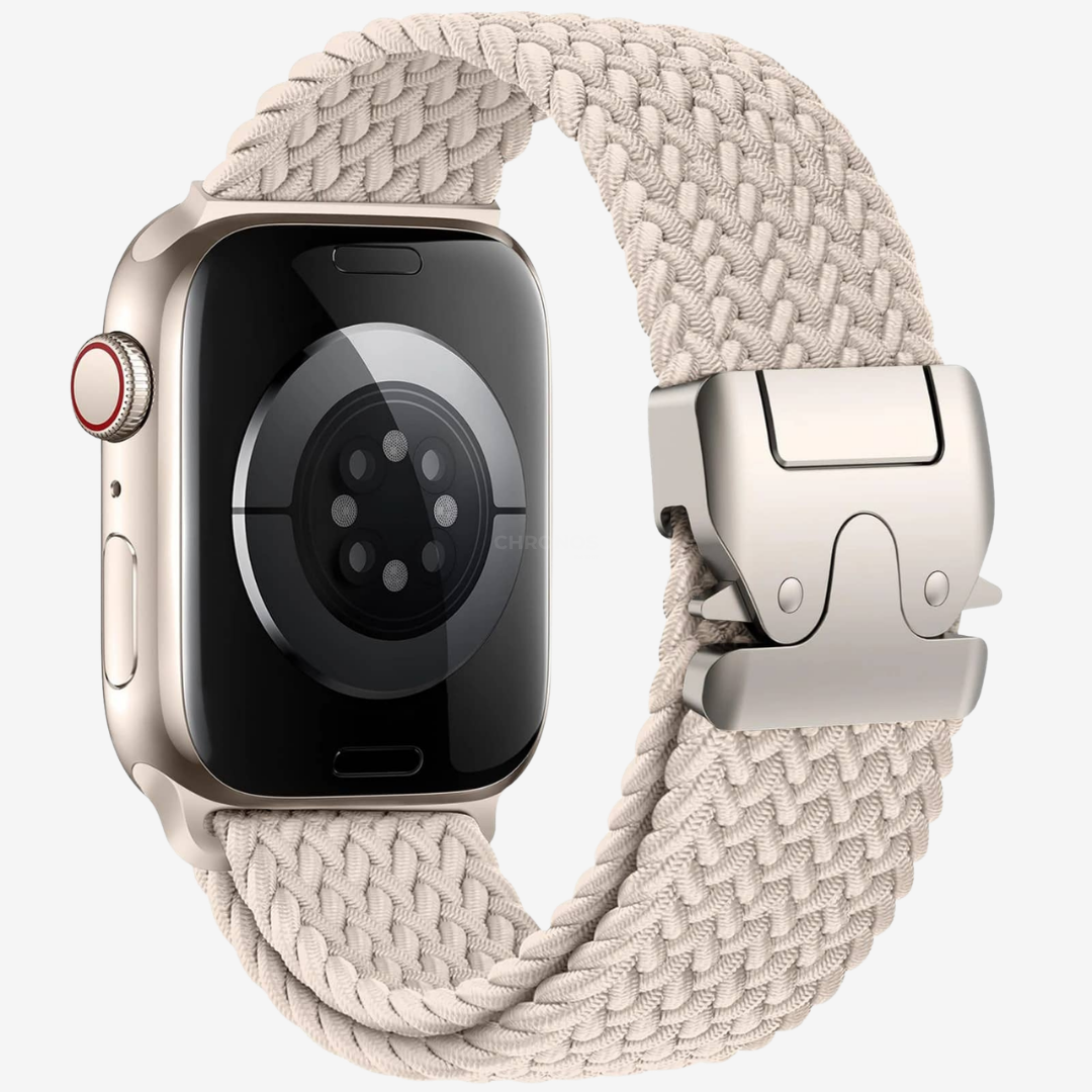 Apple Watch Band - Adjustable Braided Nylon - Starlight - Watch Band