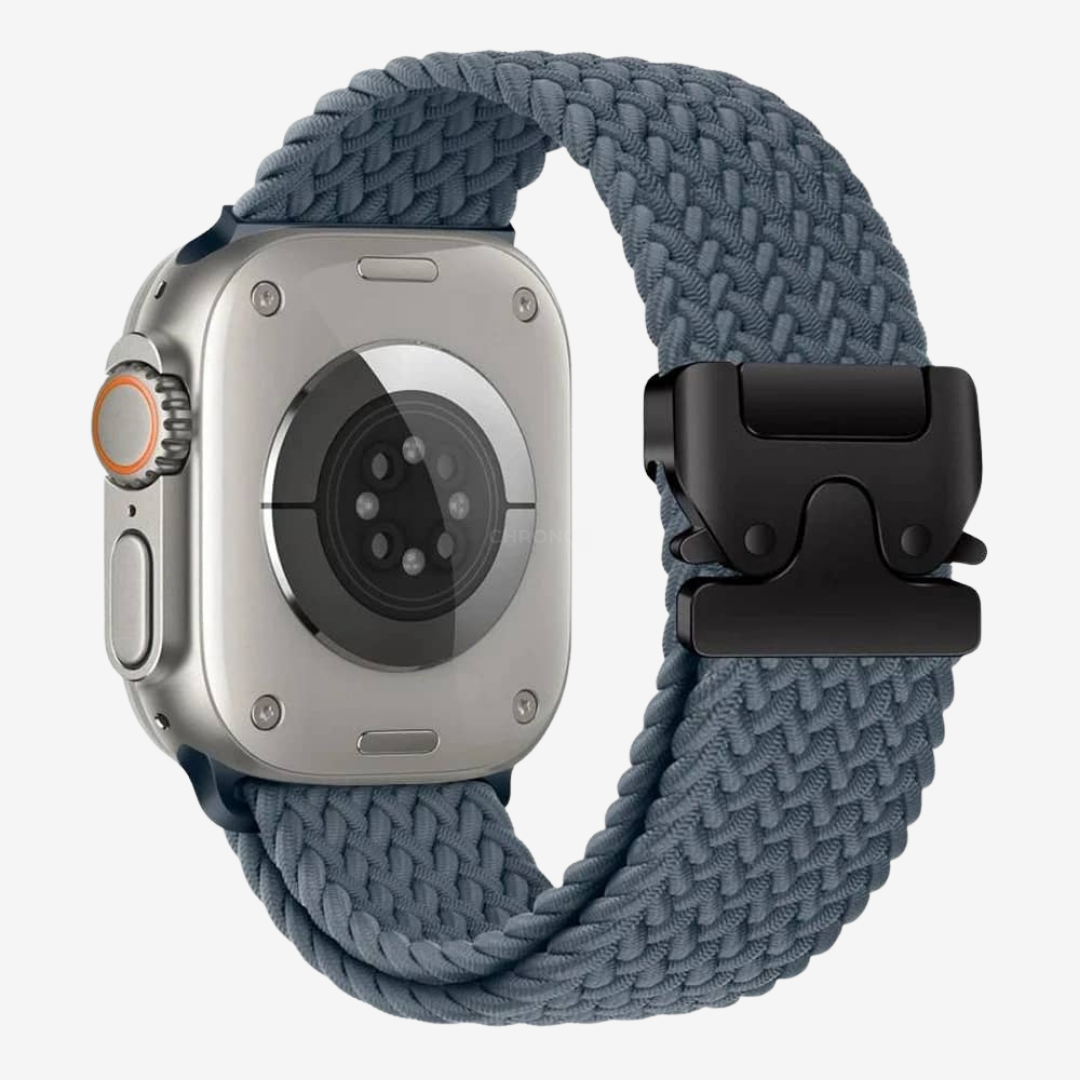 Apple Watch Band - Adjustable Braided Nylon - Teal Blue - Watch Band