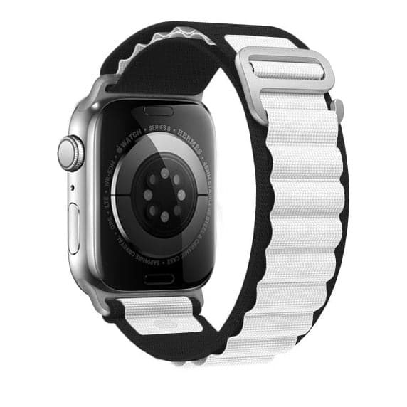 Apple Watch Band - Alpine Loop - White & Black - Watch Band