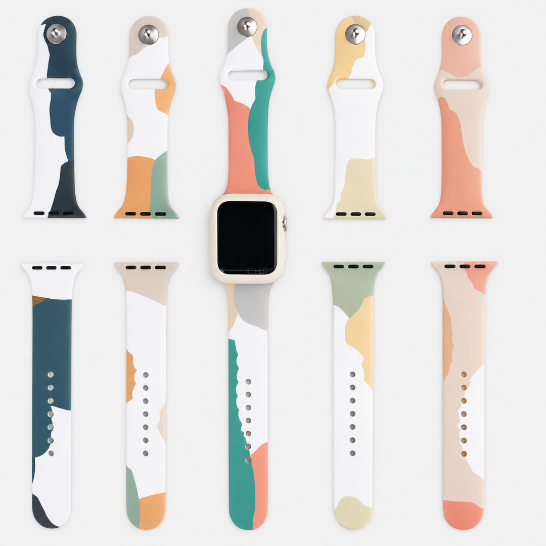 Apple Watch Band - Camouflage Silicone - Watch Band