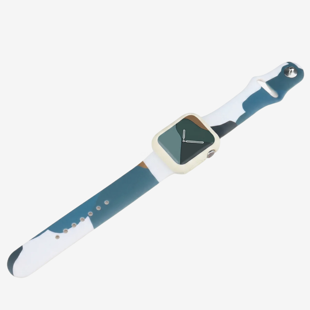 Apple Watch Band - Camouflage Silicone - Watch Band
