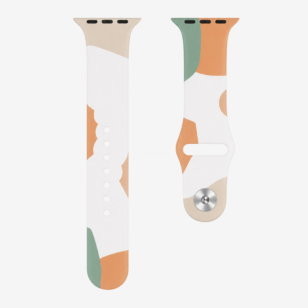 Apple Watch Band - Camouflage Silicone - Dessert Sand - Watch Band
