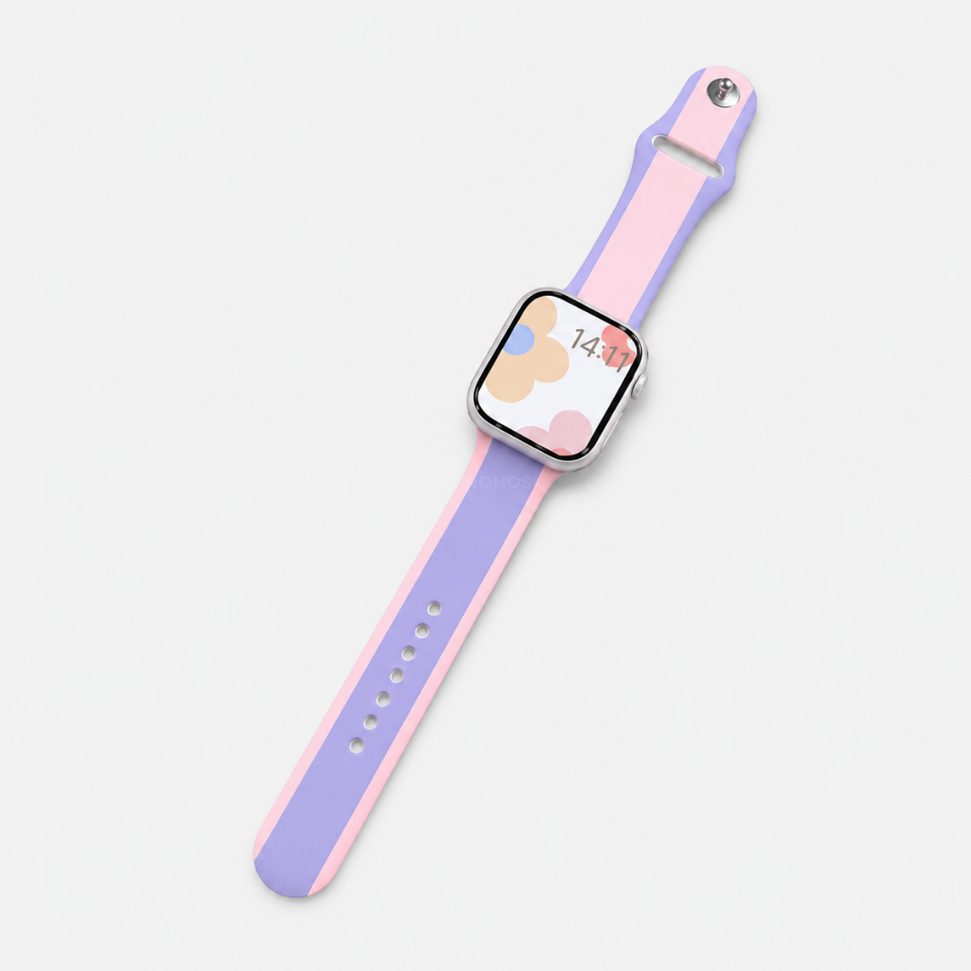Apple Watch Band - Designer Silicone - Lavender Mist - Watch Band