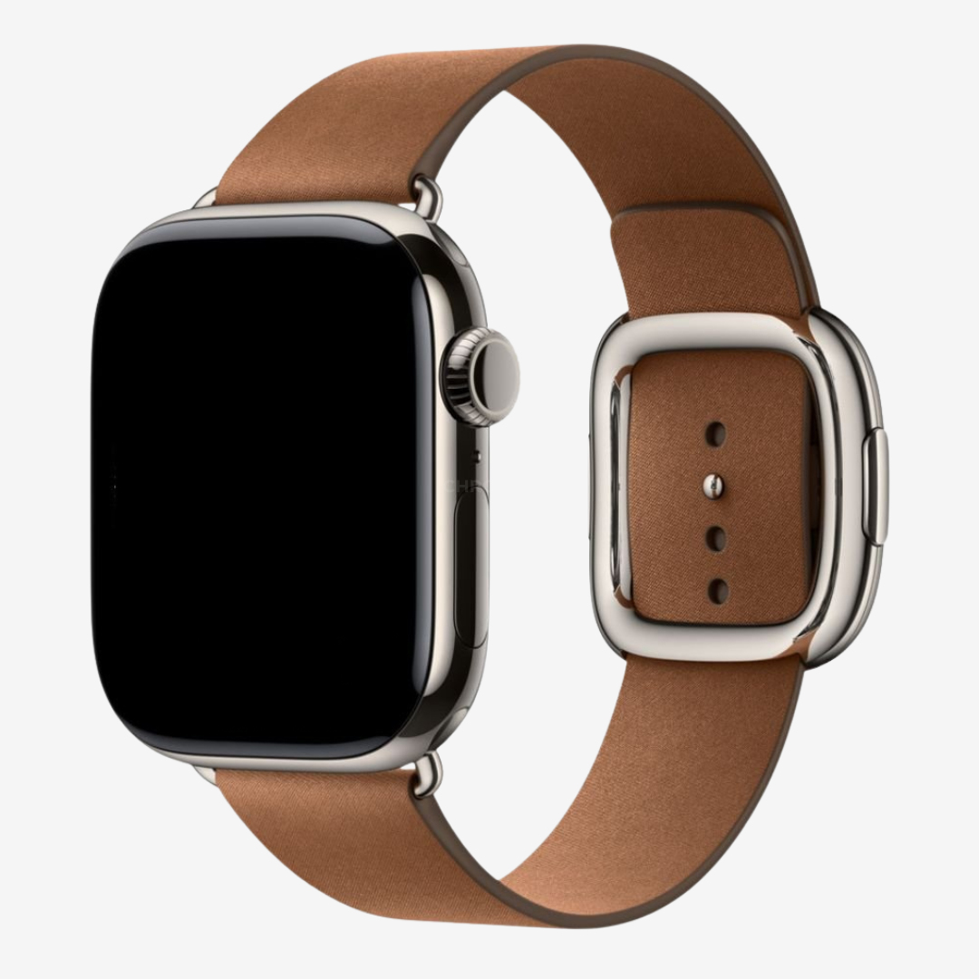 Apple Watch Band - Genuine Leather Band - Caramel / 38MM / 40MM / 41MM / 42MM-S10/S11 - Watch Band