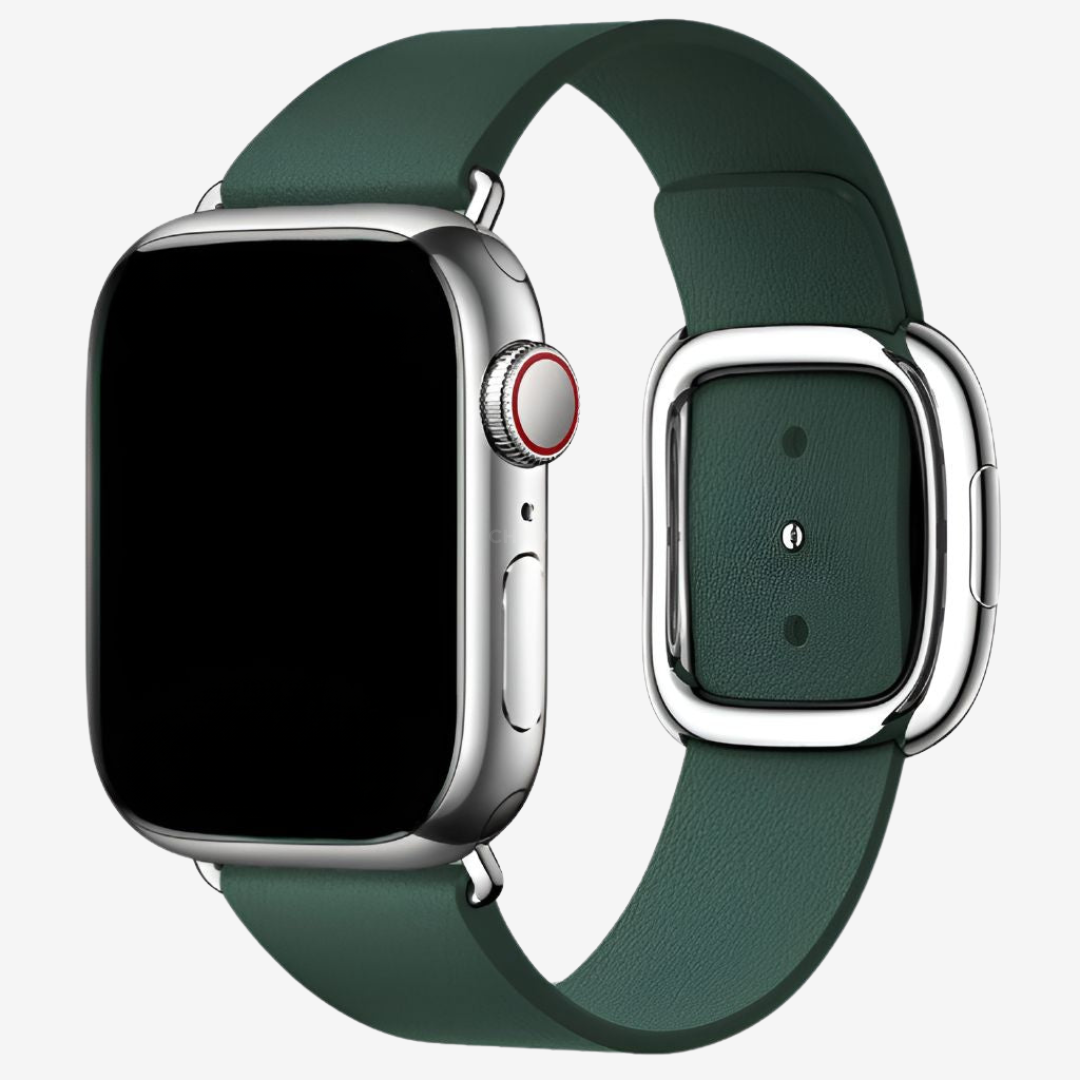 Apple Watch Band - Genuine Leather Band - Green / 38MM / 40MM / 41MM / 42MM-S10/S11 - Watch Band