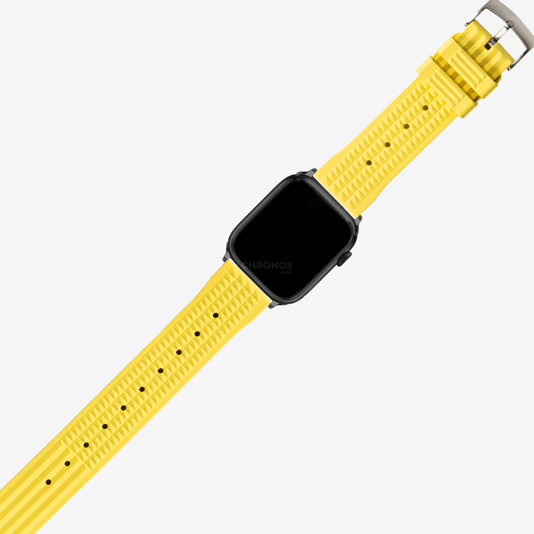Apple Watch Band - King Waffle FKM Rubber - Yellow - Watch Band