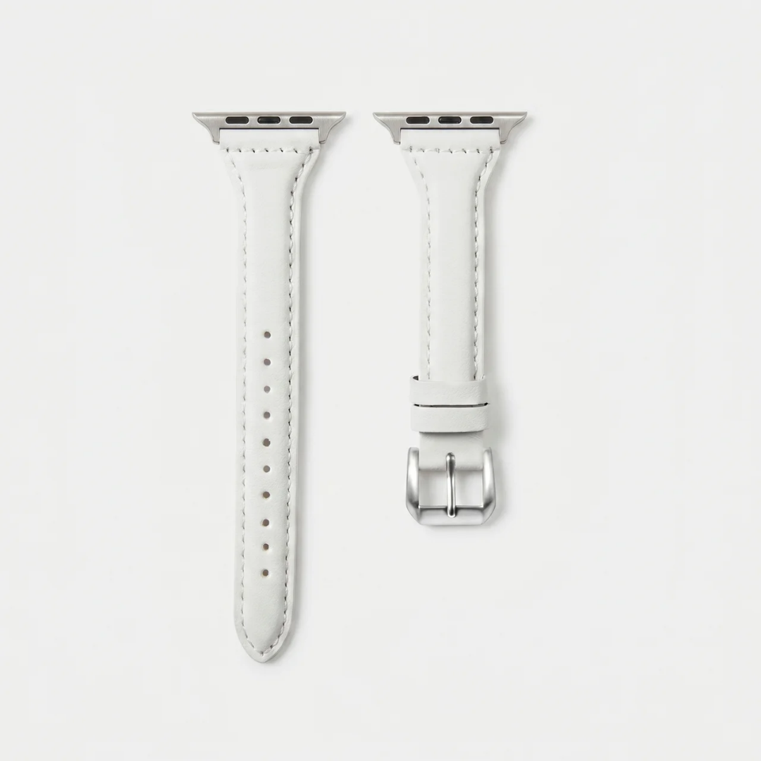Apple Watch Band - Leather Classic - White - Watch Band