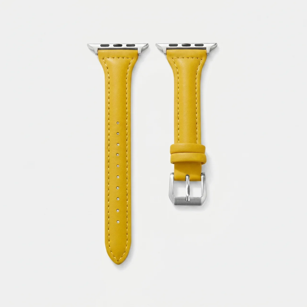 Apple Watch Band - Leather Classic - Yellow - Watch Band