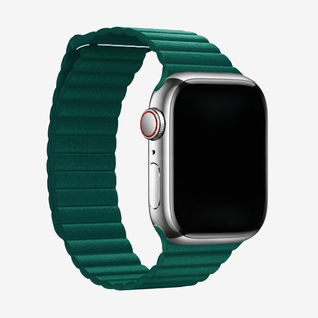 Apple Watch Band - Magnetic Leather Band - Marley Green / 38mm - Watch Band