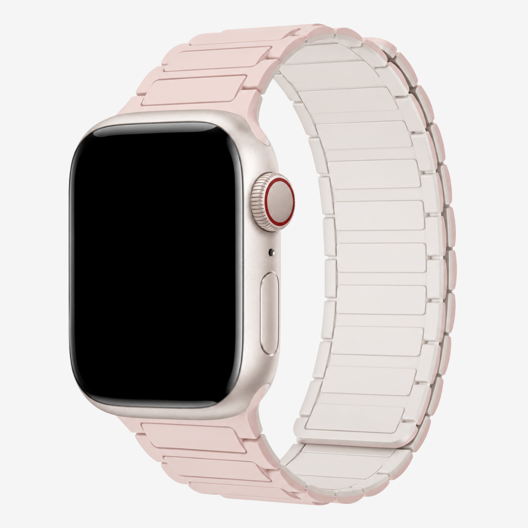 Apple Watch Band - Magnetic Silicone Band - Pink Starlight / 38MM / 40MM / 41MM / 42MM-S10/S11 - Watch Band