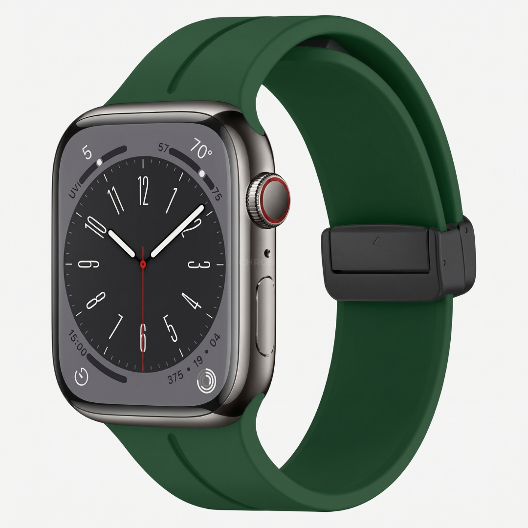 Apple Watch Band - Magnetic Silicone Sport - Green - Watch Band