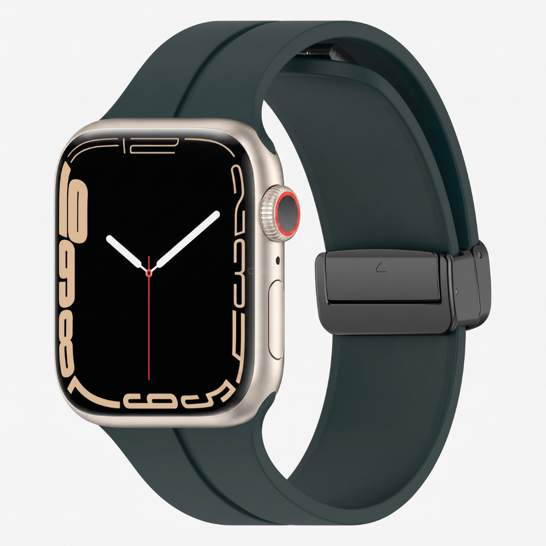 Apple Watch Band - Magnetic Silicone Sport - Grey - Watch Band