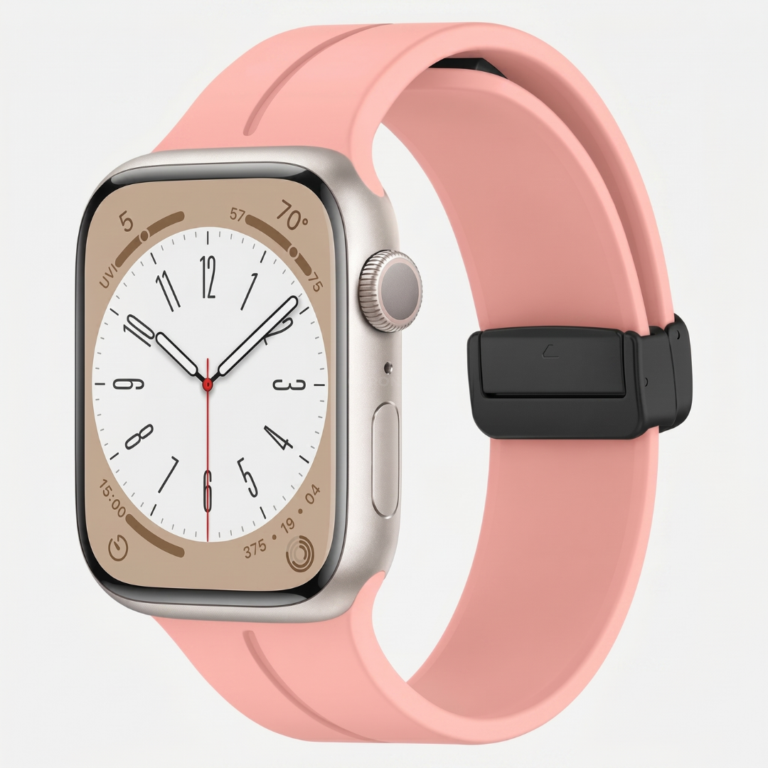 Apple Watch Band - Magnetic Silicone Sport - Pink - Watch Band
