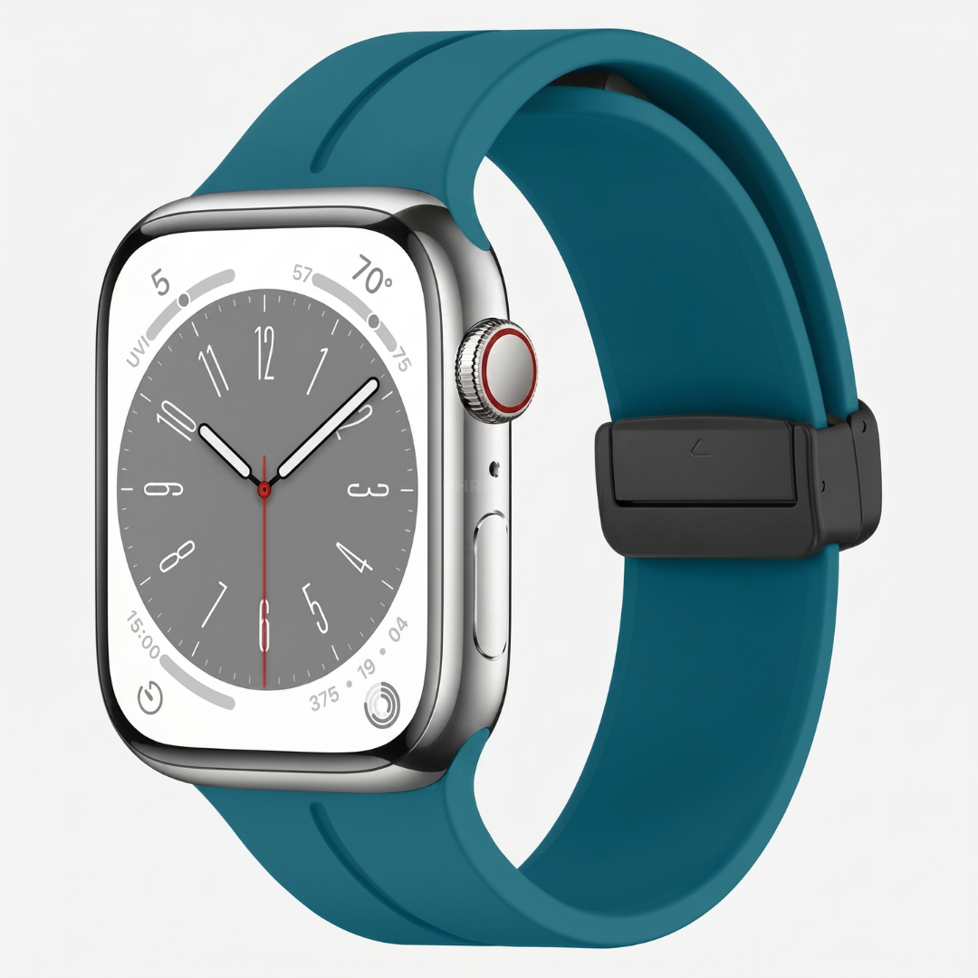 Apple Watch Band - Magnetic Silicone Sport - Teal Blue - Watch Band