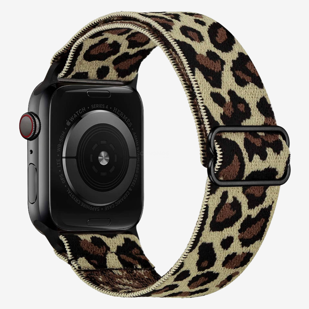 Apple Watch Band - Multicolour Scrunchie - Wild Leopard - Watch Band