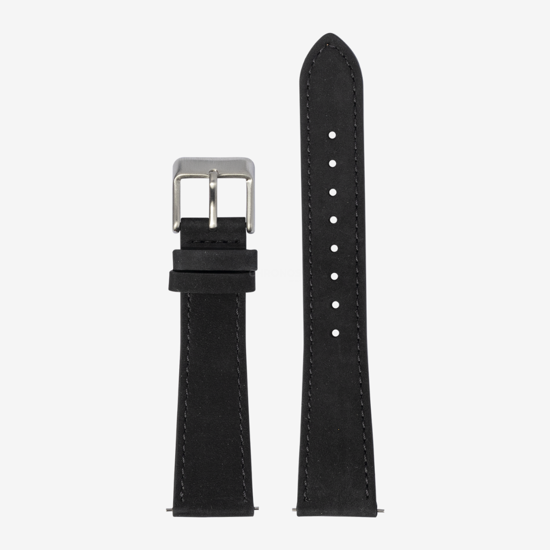Apple Watch Band - Nubuck Leather - Black - Watch Band