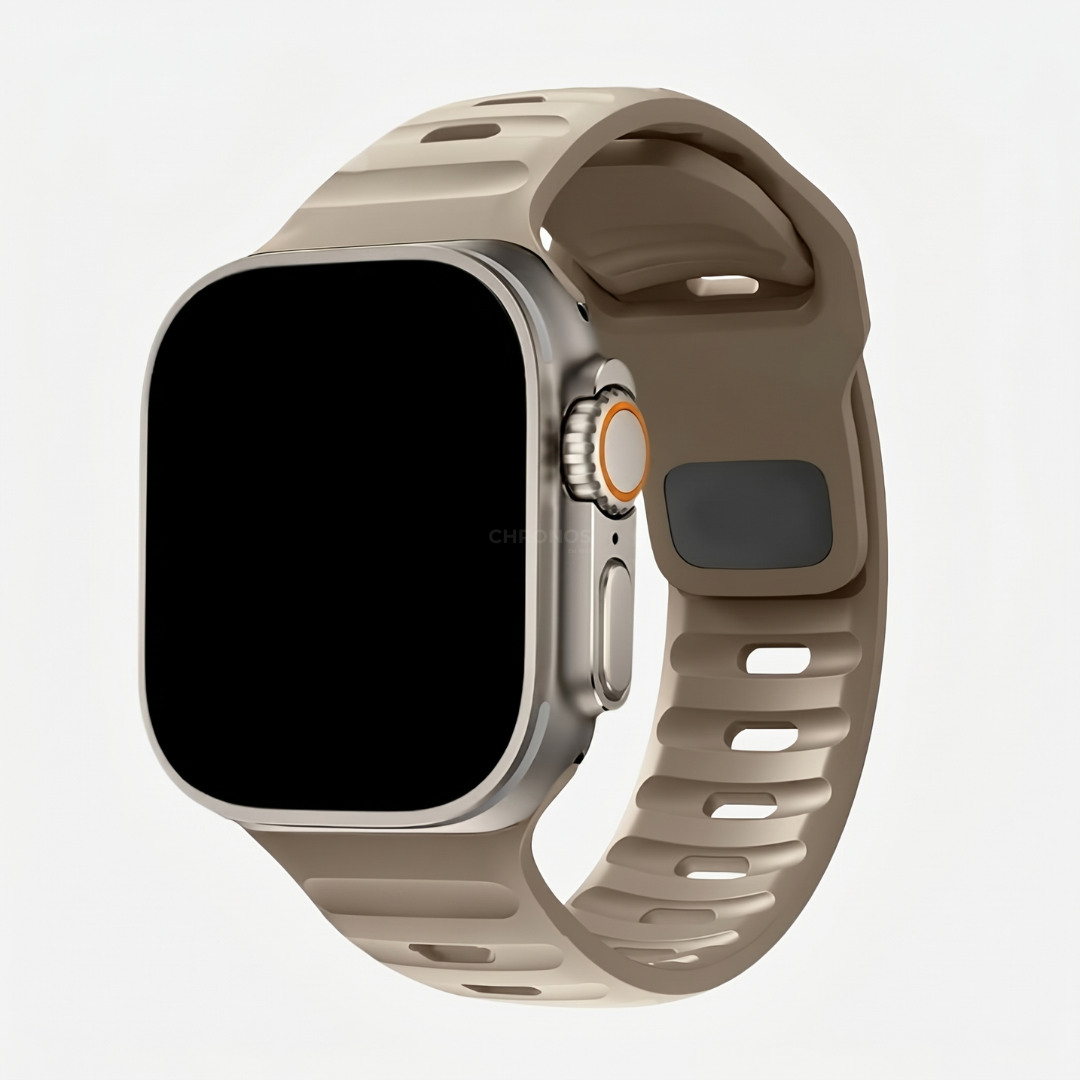 Apple Watch Band - Ocean Sport Silicone - Beige - Watch Band