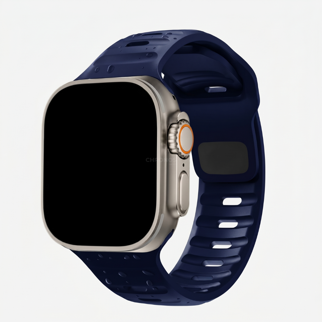 Apple Watch Band - Ocean Sport Silicone - Dark Blue - Watch Band