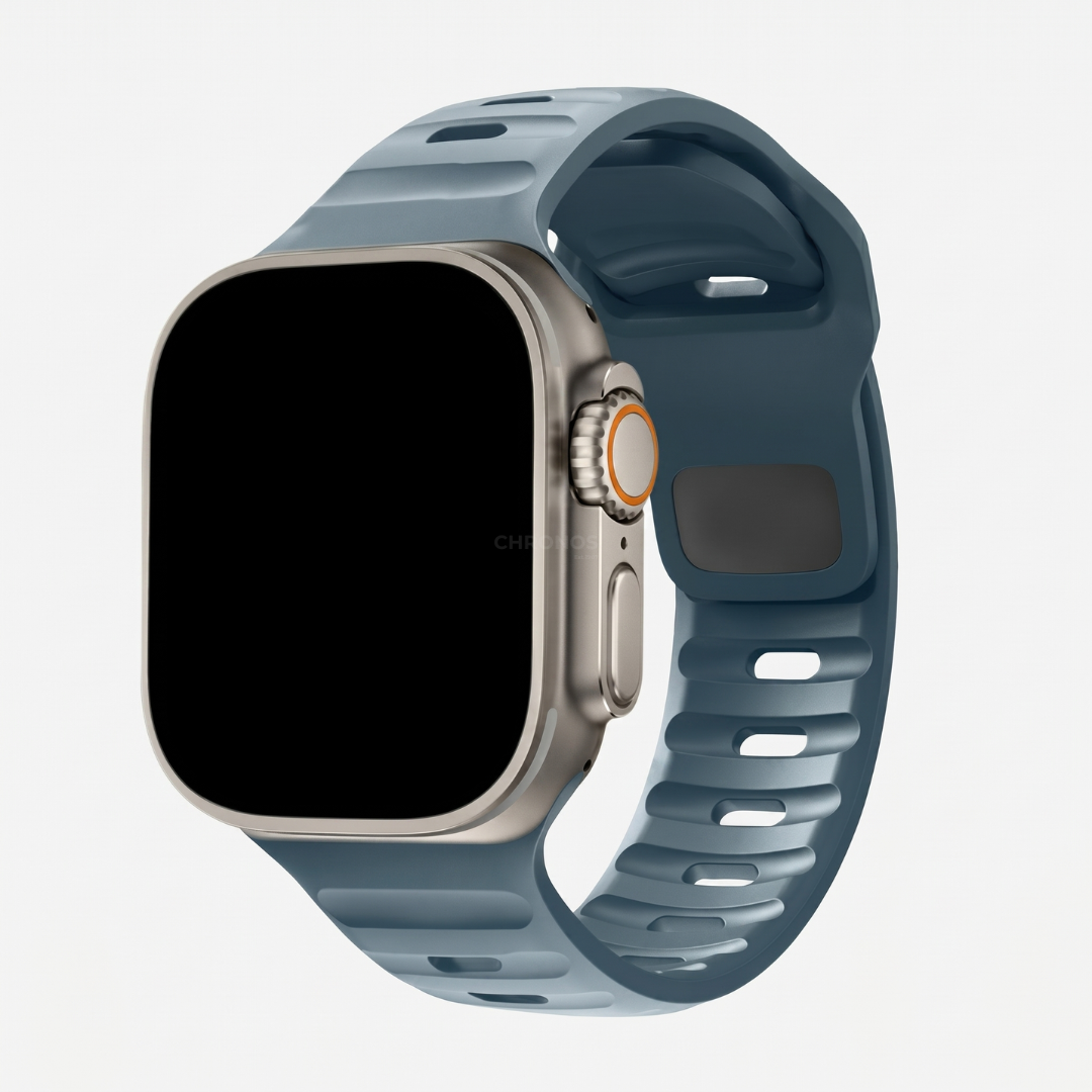 Apple Watch Band - Ocean Sport Silicone - Deep Blue - Watch Band