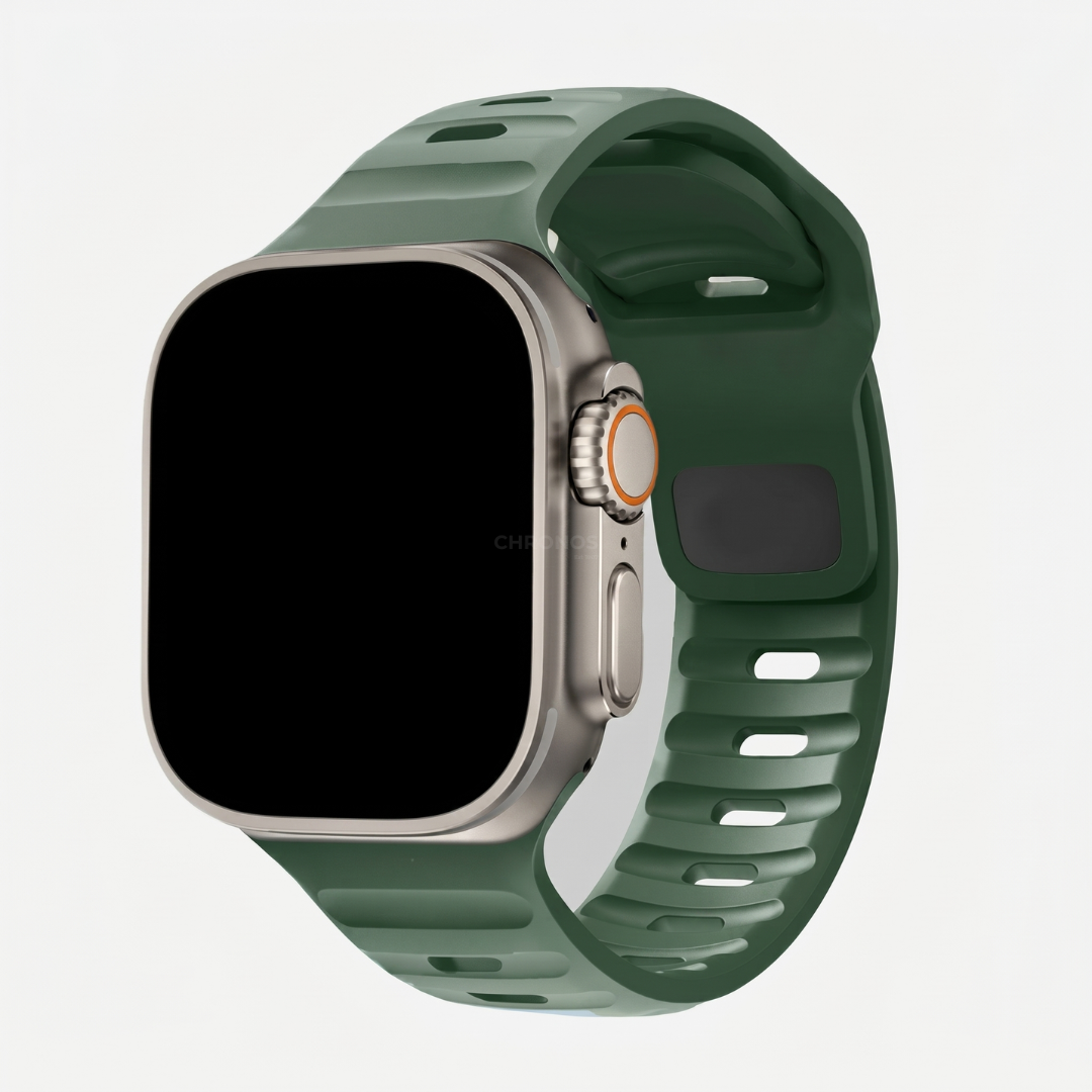 Apple Watch Band - Ocean Sport Silicone - Green - Watch Band