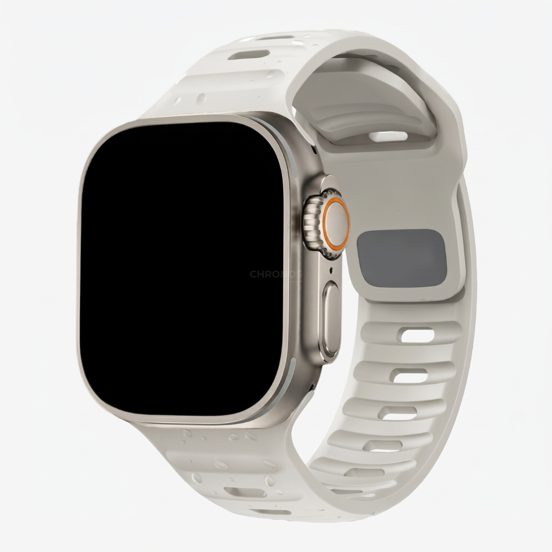 Apple Watch Band - Ocean Sport Silicone - Starlight - Watch Band