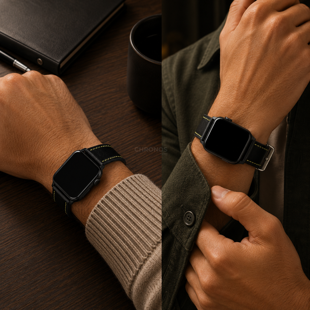 Apple Watch Band - Padded Leather - Watch Band