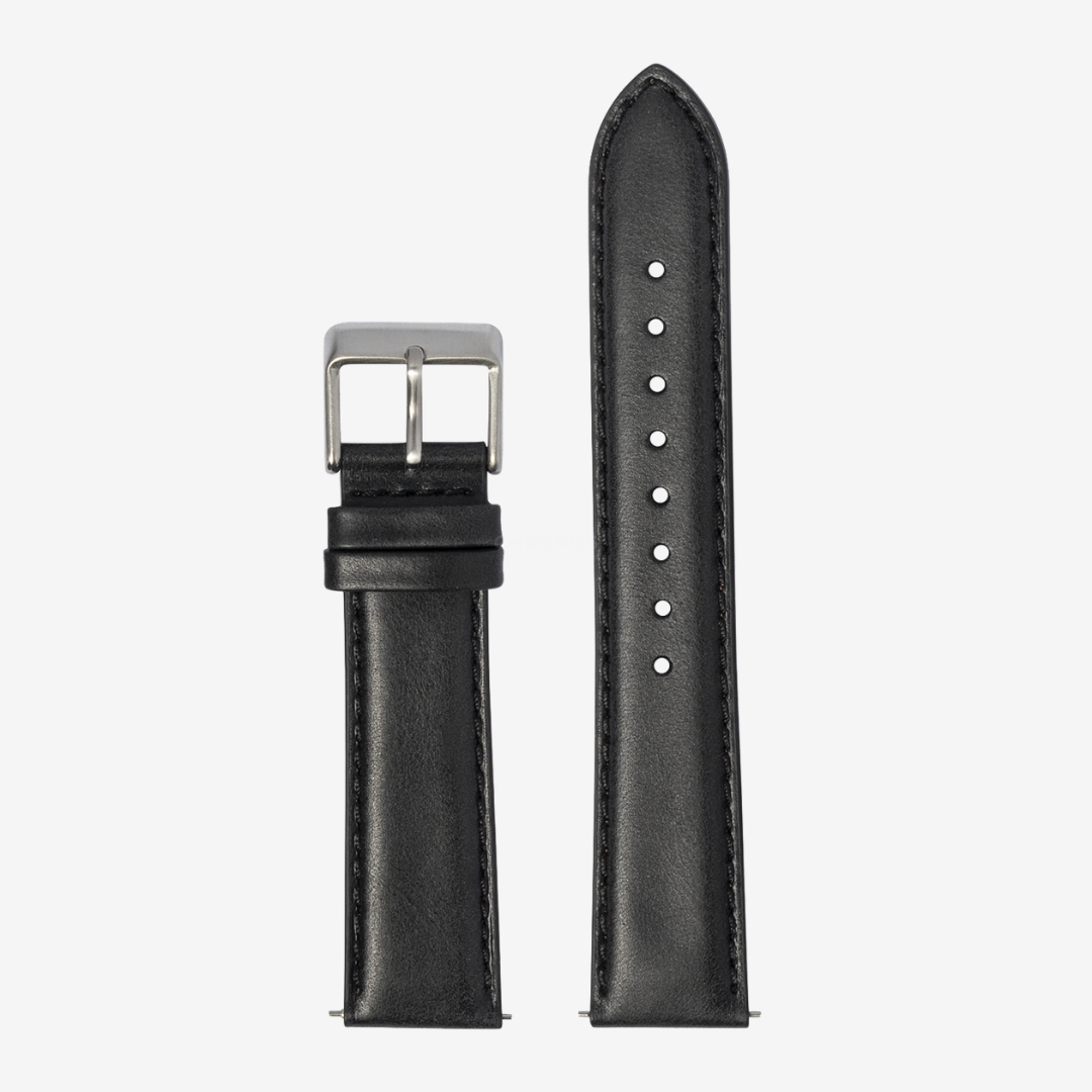 Apple Watch Band - Padded Leather - Black - Watch Band