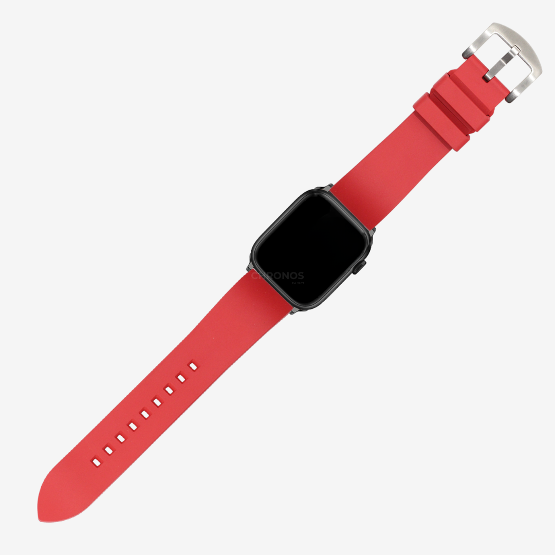 Apple Watch Band - Prairie FKM Rubber - Red - Watch Band
