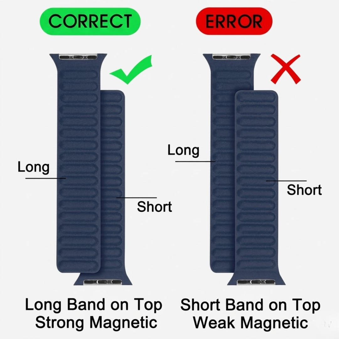 Apple Watch Band - Silicone Link Band - Watch Band