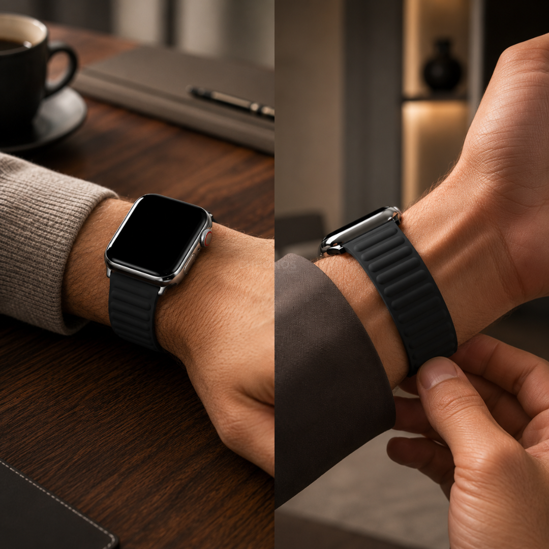 Apple Watch Band - Silicone Link Band - Watch Band