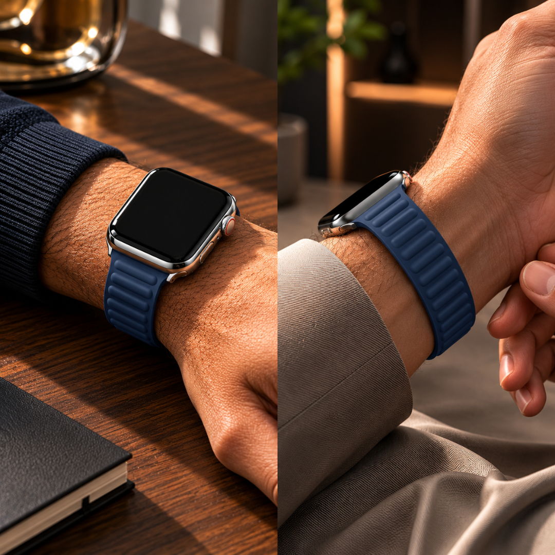 Apple Watch Band - Silicone Link Band - Watch Band