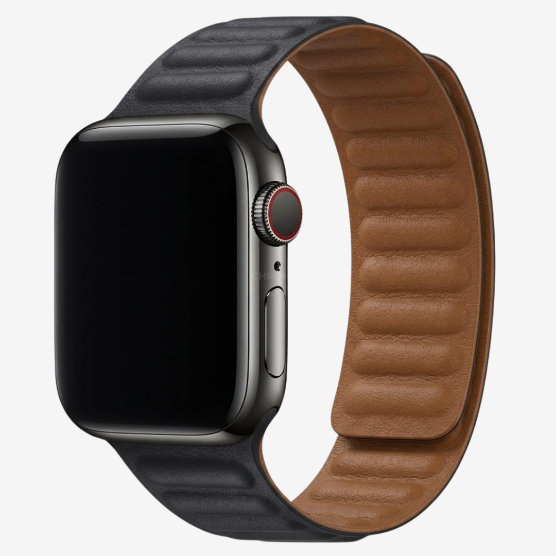 Apple Watch Band - Silicone Link Band - Vista Black / 38MM / 40MM / 41MM / 42MM-S10/S11 - Watch Band