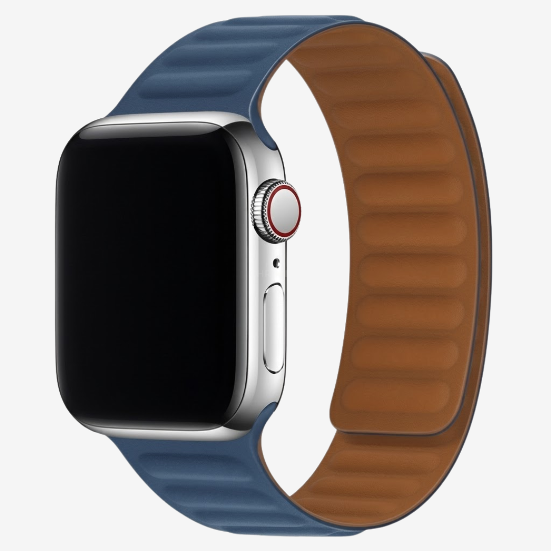 Apple Watch Band - Silicone Link Band - Vista Blue / 38MM / 40MM / 41MM / 42MM-S10/S11 - Watch Band